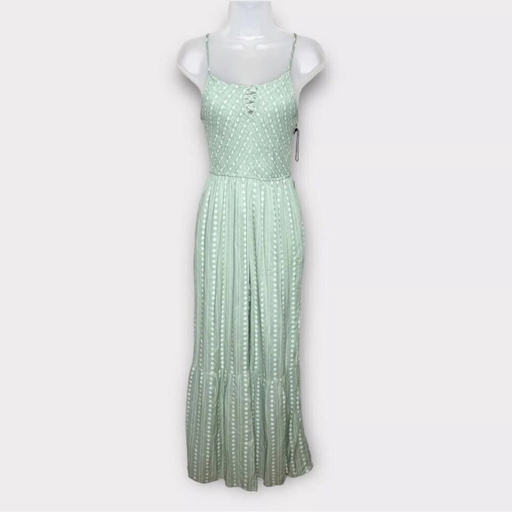 Sincerely Jules Mint Green Spring Floral Ruffle Cami Summer Comfy Jumpsuit